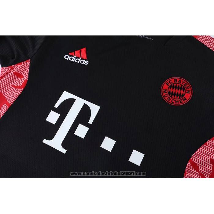 Fato de Treino Bayern de Munique Manga Curta 2022-2023 Preto - Calcas Curta